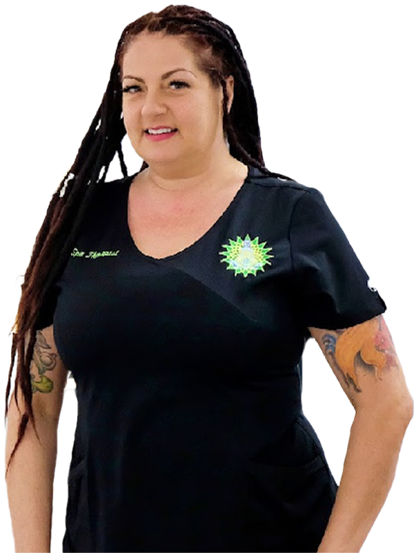 Home 137 Tisha, founder of Namaste Skincare & Wellness in Las Vegas, leading holistic beauty and energy healing with compassion and expertise.